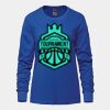 Ladies Long Sleeve Crew Neck Tee Vignette