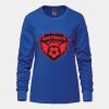 Ladies Long Sleeve Crew Neck Tee Vignette