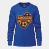 Ladies Long Sleeve Crew Neck Tee Vignette