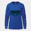 Ladies Long Sleeve Crew Neck Tee Vignette