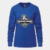 Ladies Long Sleeve Crew Neck Tee Vignette
