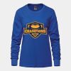 Ladies Long Sleeve Crew Neck Tee Vignette