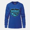 Ladies Long Sleeve Crew Neck Tee Vignette