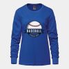 Ladies Long Sleeve Crew Neck Tee Vignette