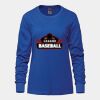 Ladies Long Sleeve Crew Neck Tee Vignette