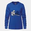 Ladies Long Sleeve Crew Neck Tee Vignette