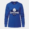 Ladies Long Sleeve Crew Neck Tee Vignette