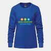 Ladies Long Sleeve Crew Neck Tee Vignette