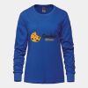 Ladies Long Sleeve Crew Neck Tee Vignette