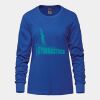 Ladies Long Sleeve Crew Neck Tee Vignette