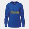 Ladies Long Sleeve Crew Neck Tee Vignette