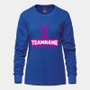 Ladies Long Sleeve Crew Neck Tee Vignette