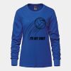 Ladies Long Sleeve Crew Neck Tee Vignette