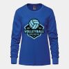 Ladies Long Sleeve Crew Neck Tee Vignette
