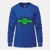 Ladies Long Sleeve Crew Neck Tee Vignette