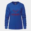 Ladies Long Sleeve Crew Neck Tee Vignette
