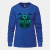 Ladies Long Sleeve Crew Neck Tee Vignette