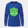 Ladies Long Sleeve Crew Neck Tee Vignette