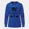 Ladies Long Sleeve Crew Neck Tee Vignette