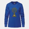 Ladies Long Sleeve Crew Neck Tee Vignette