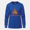 Ladies Long Sleeve Crew Neck Tee Vignette