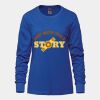 Ladies Long Sleeve Crew Neck Tee Vignette
