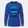 Ladies Long Sleeve Crew Neck Tee Vignette