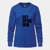 Ladies Long Sleeve Crew Neck Tee Vignette