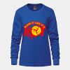 Ladies Long Sleeve Crew Neck Tee Vignette