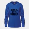 Ladies Long Sleeve Crew Neck Tee Vignette