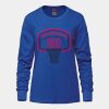 Ladies Long Sleeve Crew Neck Tee Vignette