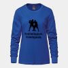 Ladies Long Sleeve Crew Neck Tee Vignette