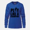 Ladies Long Sleeve Crew Neck Tee Vignette