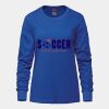 Ladies Long Sleeve Crew Neck Tee Vignette
