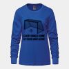 Ladies Long Sleeve Crew Neck Tee Vignette