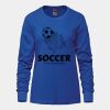 Ladies Long Sleeve Crew Neck Tee Vignette