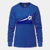 Ladies Long Sleeve Crew Neck Tee Vignette
