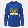 Ladies Long Sleeve Crew Neck Tee Vignette