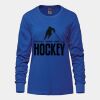Ladies Long Sleeve Crew Neck Tee Vignette