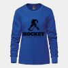 Ladies Long Sleeve Crew Neck Tee Vignette