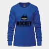 Ladies Long Sleeve Crew Neck Tee Vignette