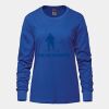 Ladies Long Sleeve Crew Neck Tee Vignette
