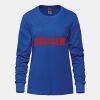 Ladies Long Sleeve Crew Neck Tee Vignette