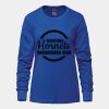 Ladies Long Sleeve Crew Neck Tee Vignette