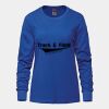 Ladies Long Sleeve Crew Neck Tee Vignette