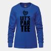 Ladies Long Sleeve Crew Neck Tee Vignette