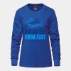 Ladies Long Sleeve Crew Neck Tee Vignette