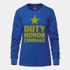 Ladies Long Sleeve Crew Neck Tee Vignette