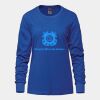 Ladies Long Sleeve Crew Neck Tee Vignette